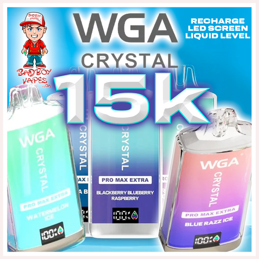 WGA Crystal Pro Max Extra 15000 Puffs
