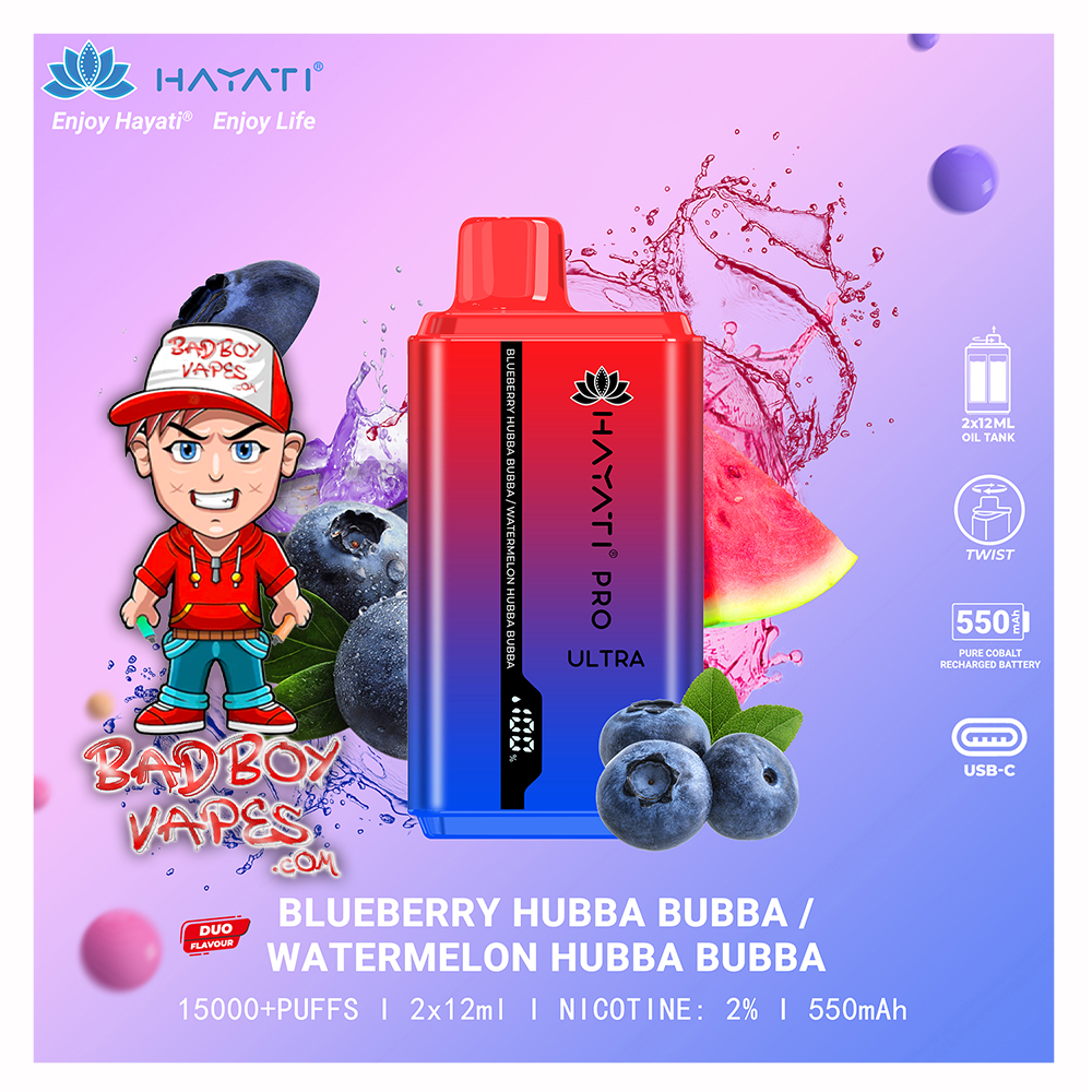 Hayati Pro Ultra - 15000 Puffs
